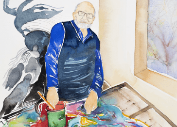 «Retratos de Cuarentena»: La Resiliencia en Acuarela de Ignacio De Luca