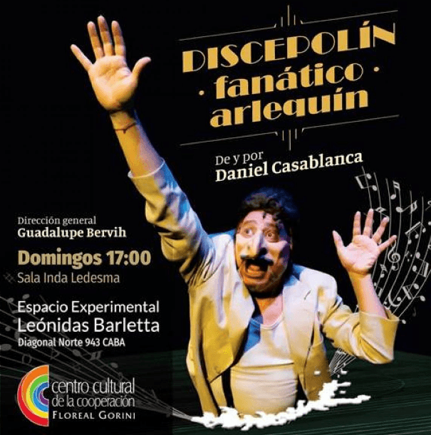 «Discepolín, fanático arlequín»: un tributo a Enrique Santos Discépolo en clave de humor y nostalgia