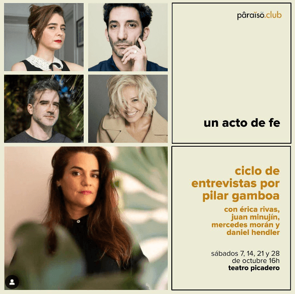 Un Acto de Fe en el Teatro: Pilar Gamboa y sus Conversaciones Reveladoras