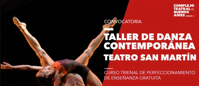 Inscripciones abiertas para el Taller de Danza Contemporánea del Teatro San Martín