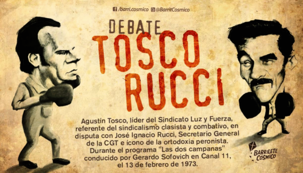 Teatro y Memoria: «Rucci-Tosco, El Debate» revive un célebre enfrentamiento de los años setenta