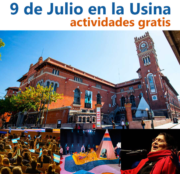 Celebración del 9 de Julio en la Usina del Arte: Música, Danza y un Tributo a Mercedes Sosa