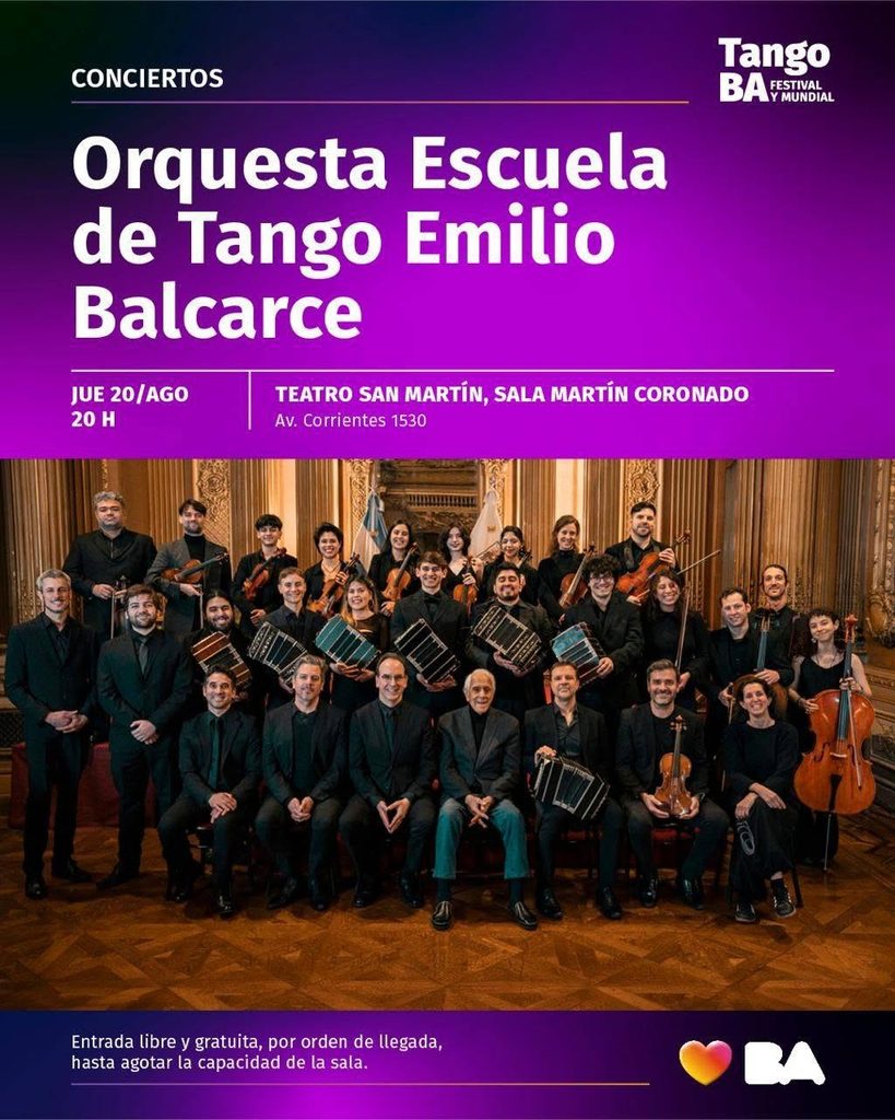 Celebración en el Teatro Presidente de Alvear: 25 Años de la Orquesta Escuela de Tango Emilio Balcarce