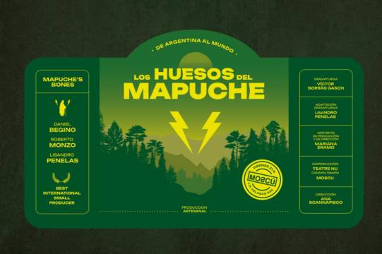 Estreno de ‘Los Huesos del Mapuche’ en Moscú Teatro: una adaptación atrapante